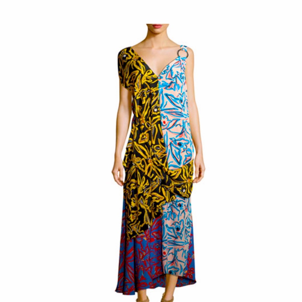 *Brand new* DVF silk dress